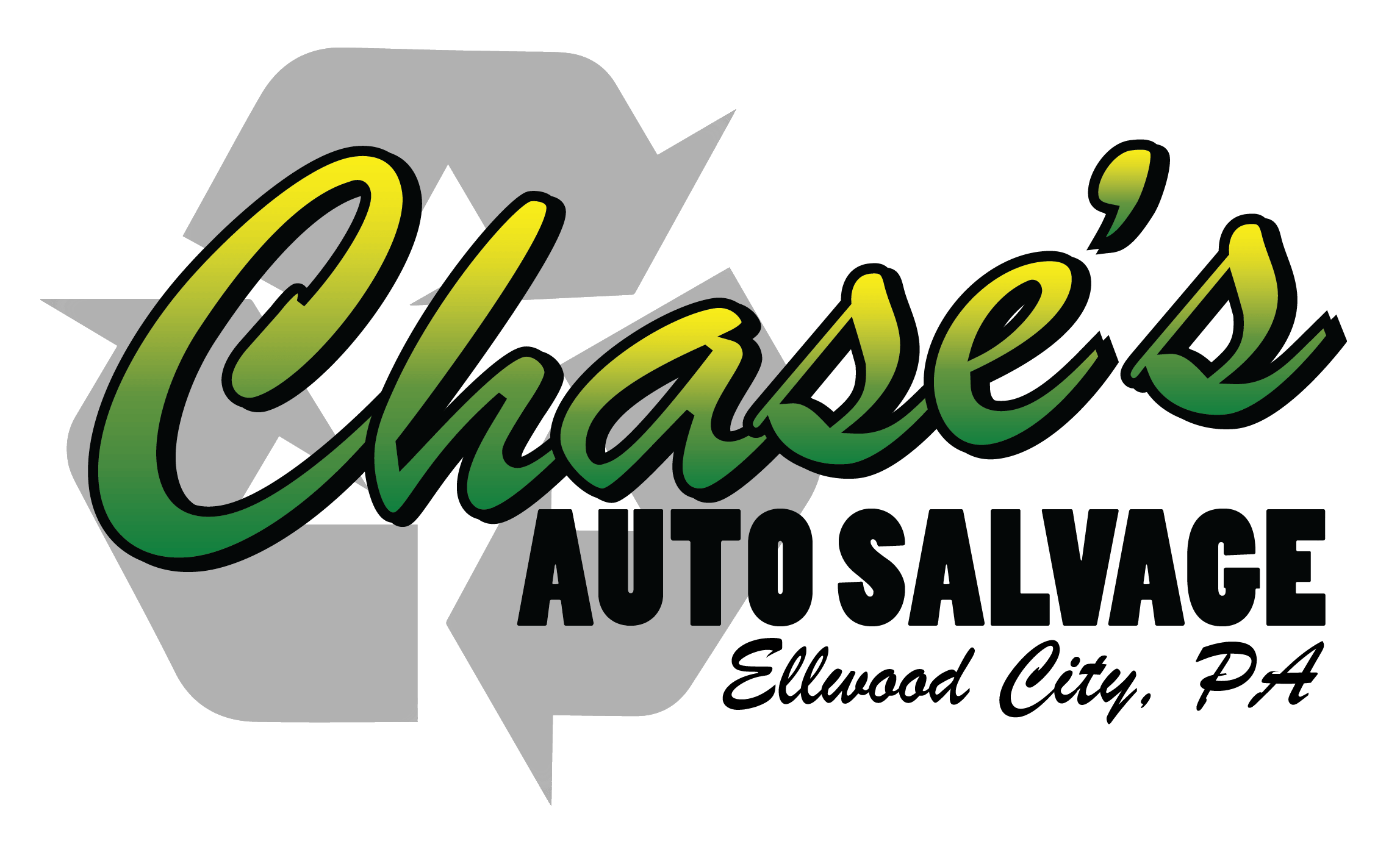 Salvage Logo - Chase's Auto Salvage