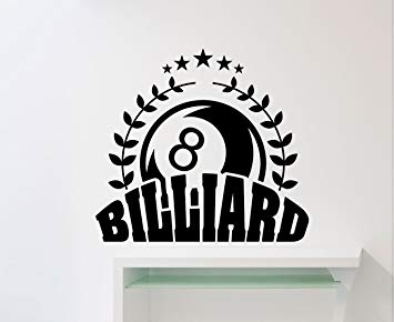 Billiards Logo - AdecalsNew Billiards Logo Wall Vinyl Decal Billiard