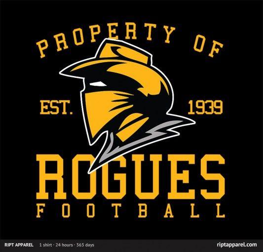 Rogues Logo - Geek Gear: The Dark Knight Rises 'Rogues Football' Shirt