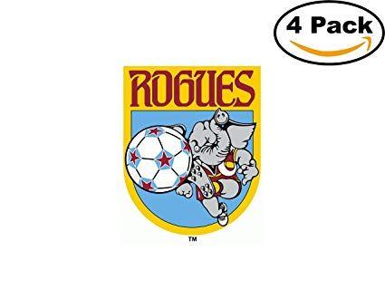 Rogues Logo - Amazon.com: Soccer Memphis Rogues Logo 4 Stickers 4X4 Inches Car ...