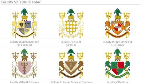 Faculty Logo - AUB - Logo and Identity Guidelines - Faculty Shields