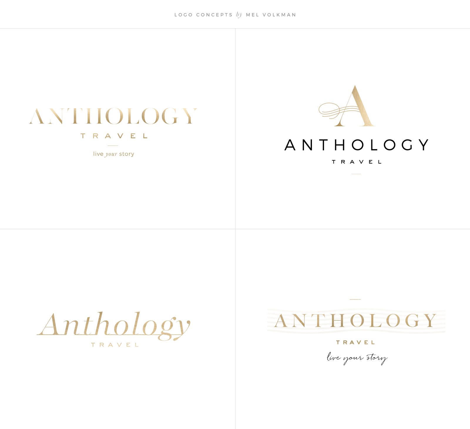 Anthology Logo - Anthology Travel. Mel Volkman. Logo design, Modern