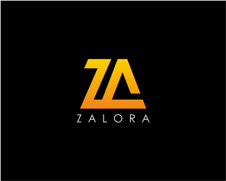 Zalora Logo - Zalora A Letter Logo Designed