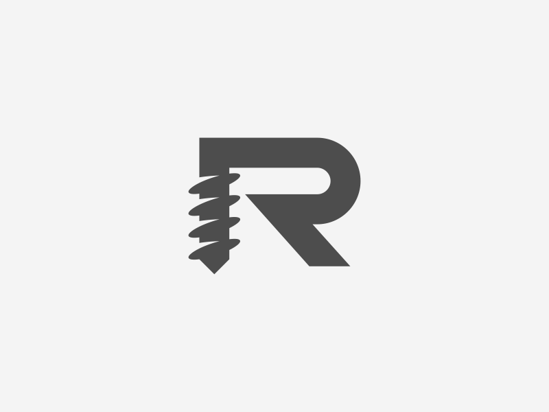 Screw Logo - Letter R + Screw logo Concept by zea lab | Dribbble | Dribbble