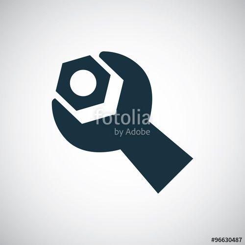 Screw Logo - wrench screw-bolt icon