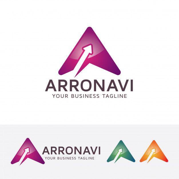 Navigation Logo - Arrow navigation logo template Vector | Premium Download