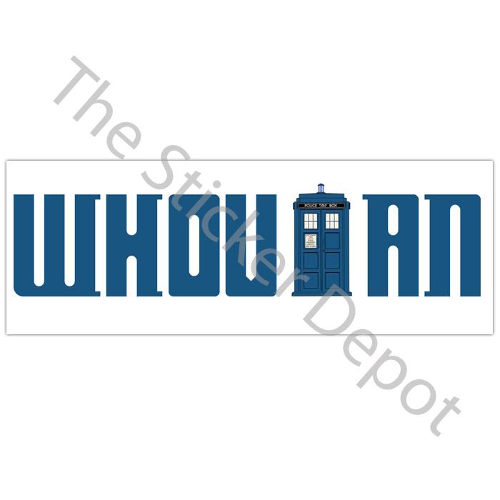 Whovian Logo - Doctor Who Whovian Bumper Sticker - stickerdepot.com.au