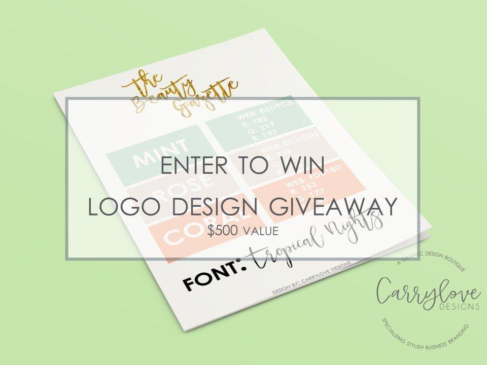 Giveaway Logo - Carrylove Design and Blog Logo Design Giveaway