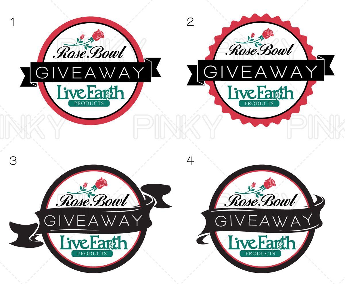 Giveaway Logo - Marketing Logo Design for Rose Bowl Live Earth Giveaway by Pinky ...