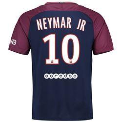 Neyma Logo - Paris Saint Germain Home Stadium Shirt 2017 18 With Neymar Jr 10