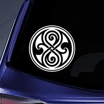 Whovian Logo - Amazon.com: Bargain Max Decals - Seal Rassilon DW Whovian Logo ...