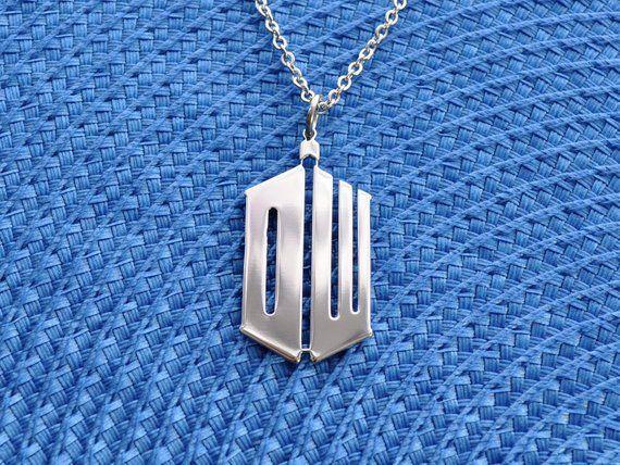 Whovian Logo - Doctor Who Pendant Tardis Necklace Time Lord Symbol Whovian | Etsy