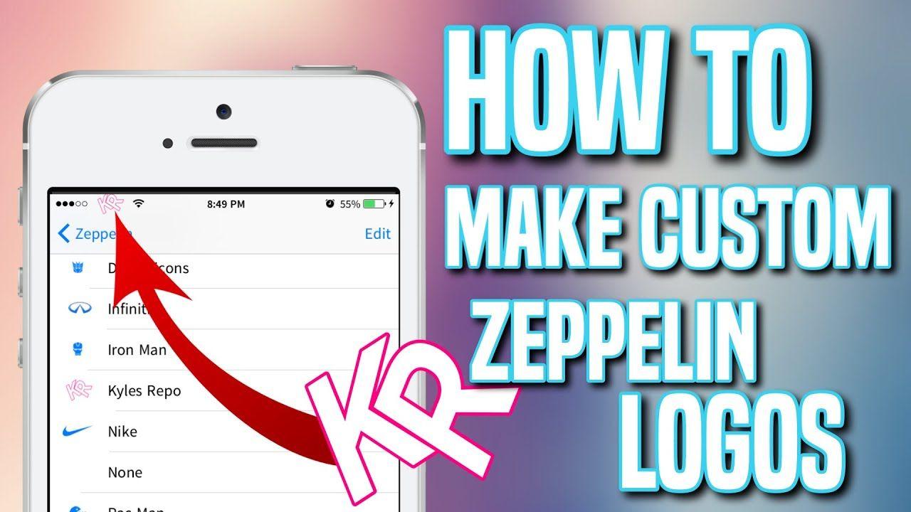 Zeppelin Logo - How to create you own Zeppelin logo! Jailbreak 9.3.3