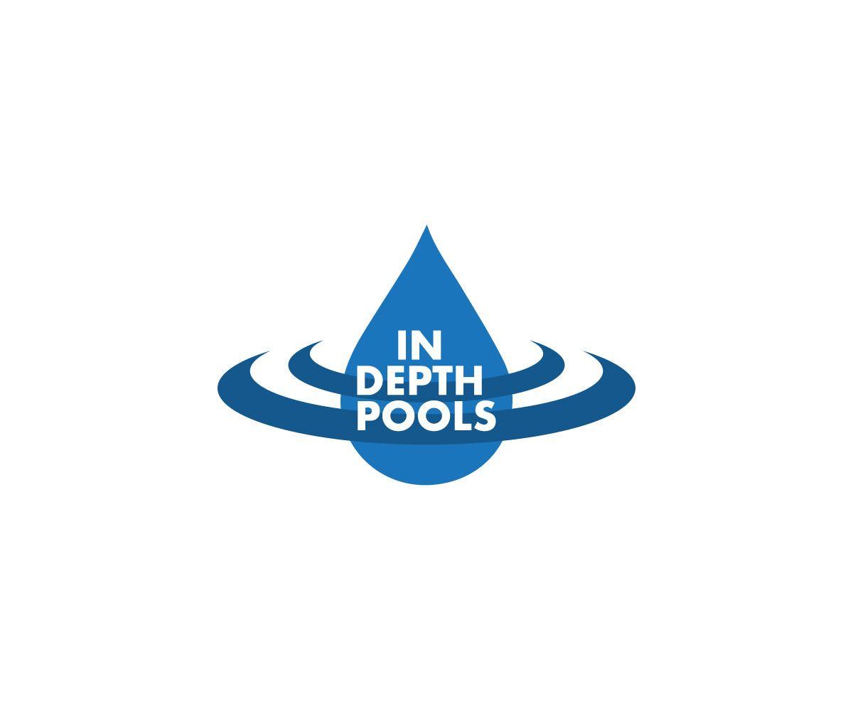 Depth Logo - Professional, Masculine, Pool Service Logo Design for In Depth Pools
