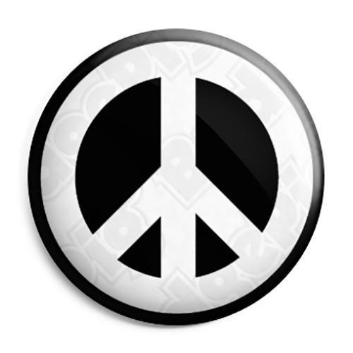 Anti-War Logo - CND Logo - Peace Sign - Anti War Button Badge, Fridge Magnet, Key ...