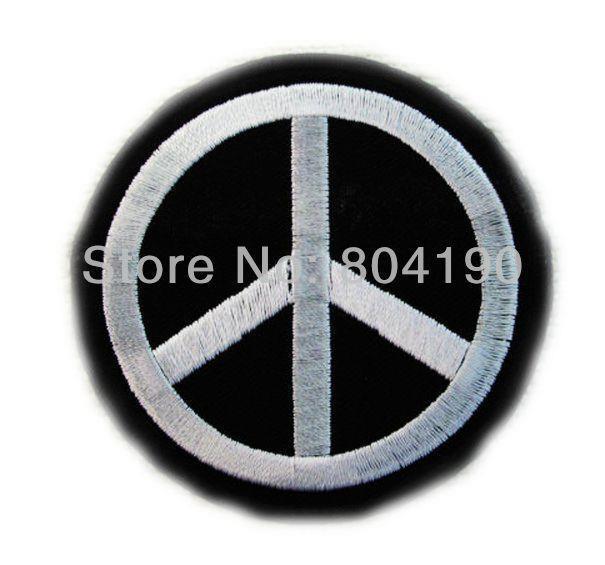 Anti-War Logo - CND Peace Anti war symbol Music Band Embroidered NEW IRON ON and SEW