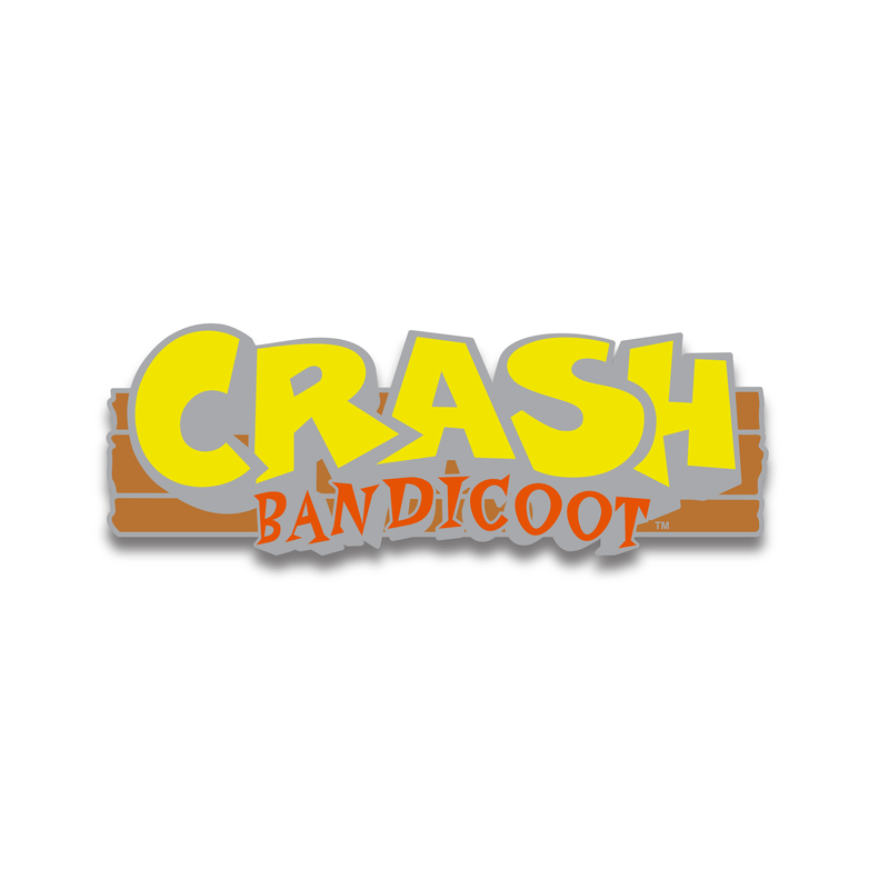 Crash Logo - Crash Bandicoot-Crash Logo Pin – pinclubofficial