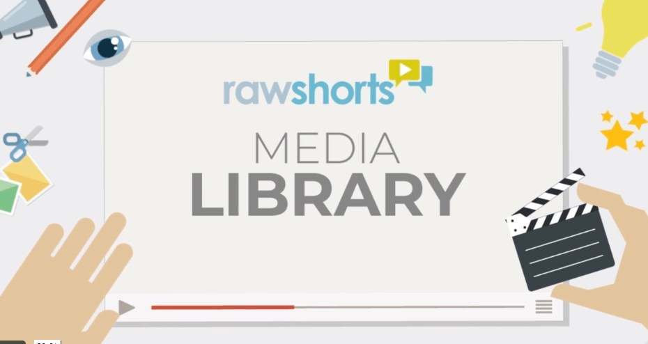 Rawshorts Logo - Adding assets from the Media Library Tutorial - Make Animated Videos ...