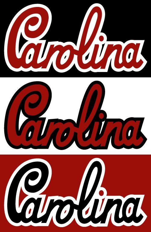Carolina Logo - Script Joe Morrison Carolina Logo