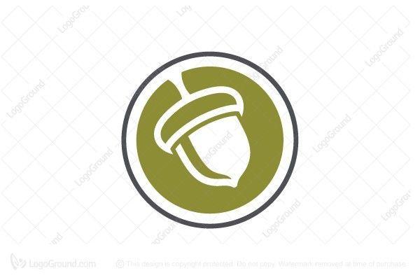 Acorn Logo - Exclusive Logo 27210, Simple Acorn Logo | Buy ready made logo ...
