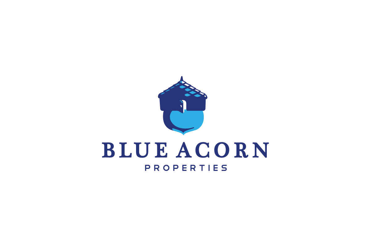 Acorn Logo - Blue Acorn Logo Design | Logo Cowboy
