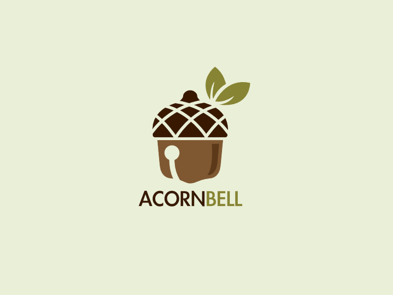 Acorn Logo - Acorn Bell Logo Design by CrownCreative | Dribbble | Dribbble
