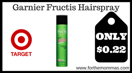 Fructis Logo - Target: Garnier Fructis Hairspray ONLY $0.22 Thru 3 11