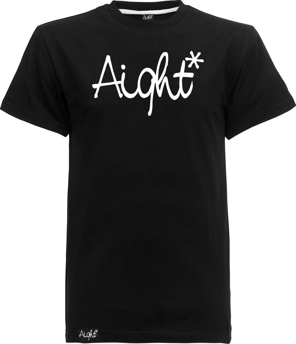 Aight Logo - Aight OG Logo T-shirt black | WeAre Shop