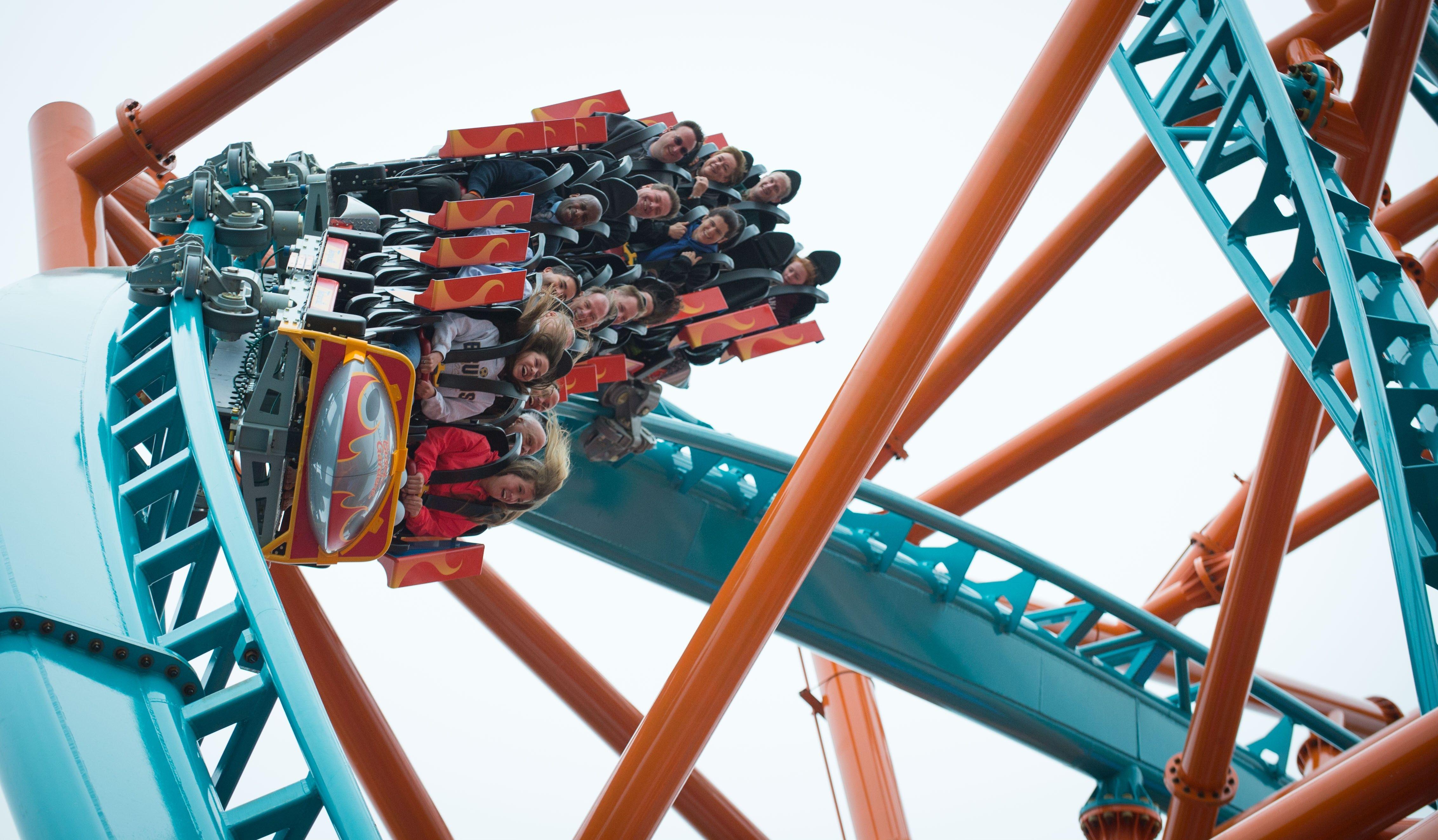 Tempesto Logo - Behind The Thrills | New coaster opens at Busch Gardens Willamsburg ...