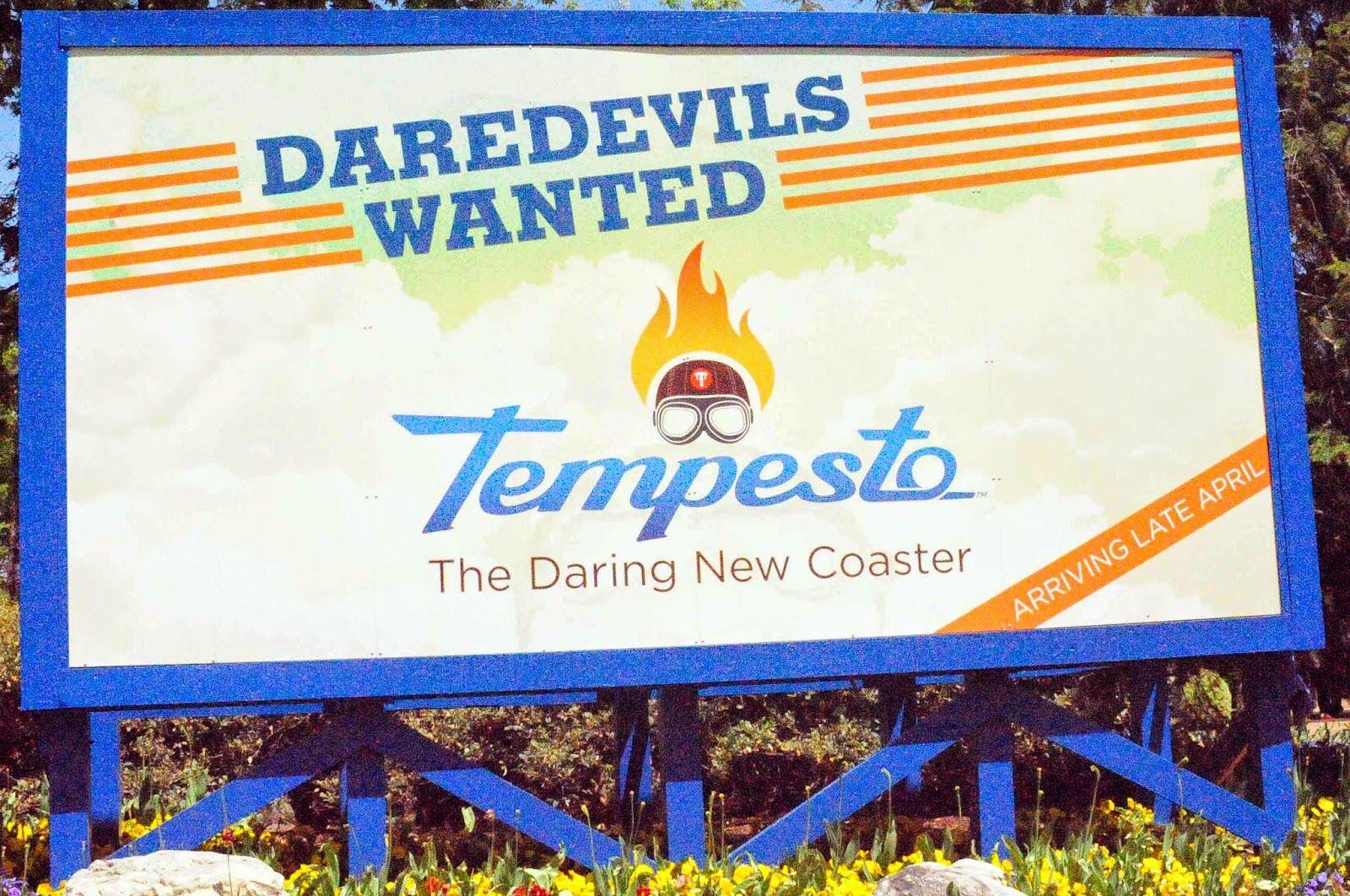 Tempesto Logo - NewsPlusNotes: Scott And Carol Present - Tempesto at Busch Gardens ...