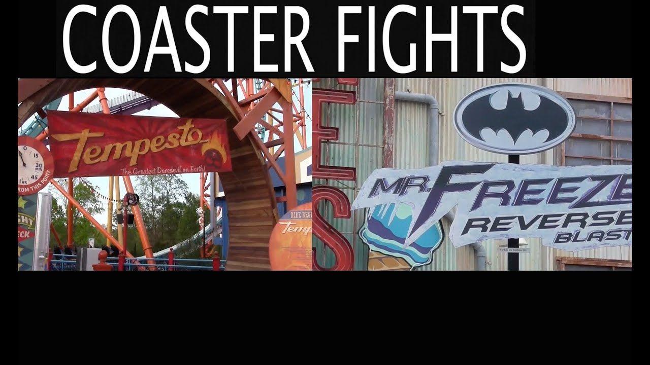 Tempesto Logo - Tempesto vs. Mr. Freeze: Reverse Blast - COASTER FIGHTS! - YouTube