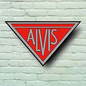 Alvis Logo - ALVIS LOGO 2FT LARGE GARAGE SIGN WALL PLAQUE BADGE CAR CLASSIC ...