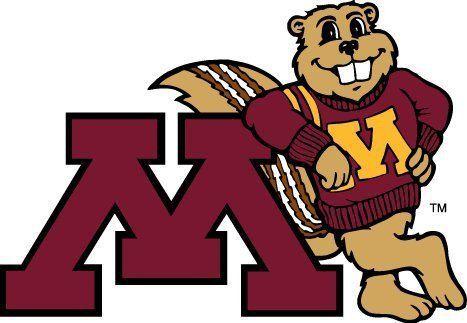 Gophers Logo - Goldy Gopher - Minnesota Golden Gophers mascot logo. | College ...
