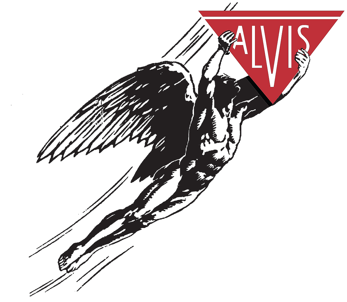 Alvis Logo - Parts - Red Triangle - Alvis Parts, Restoration and Car Sales