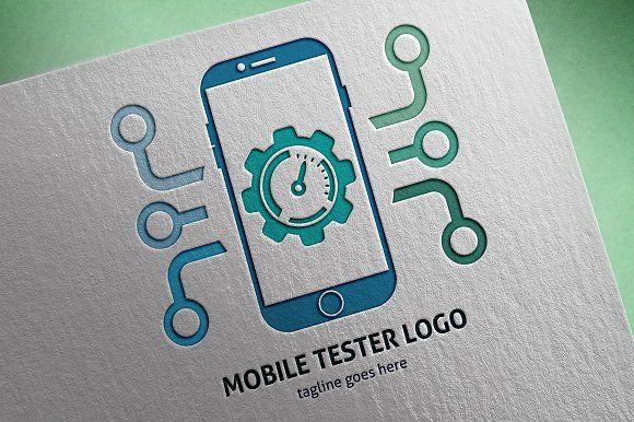 Tester Logo - Mobile Tester Logo ~ Logo Templates ~ Creative Market