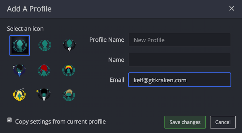 Gitkraken Logo - Profiles