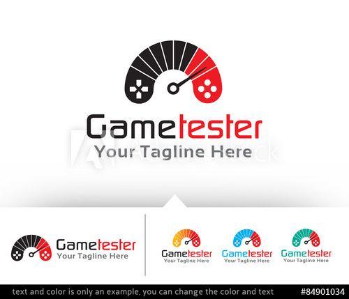 Tester Logo - Game Tester Logo Design Template this stock vector