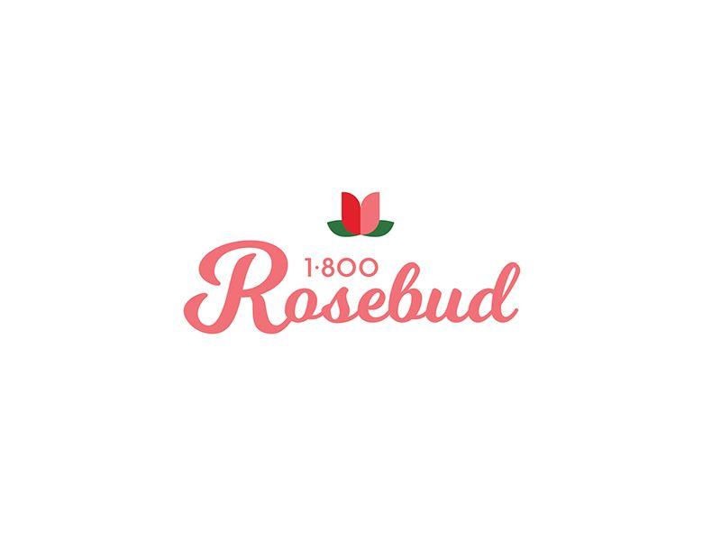 Rosebud Logo - 1-800-Rosebud Logo [Thirty Logos Day 06] by Sandy Ngo | Dribbble ...