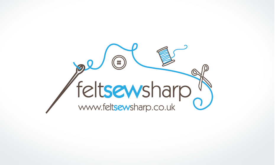Felt Logo - Felt Sew Sharp. Logo Design