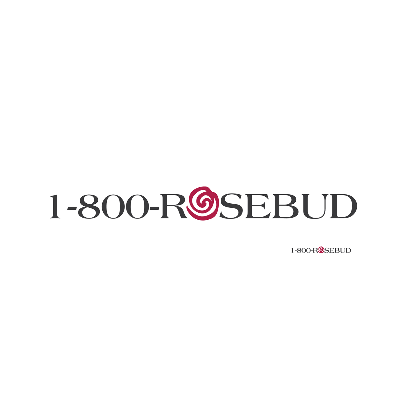 Rosebud Logo - 1-800-Rosebud logo for thirty logos challenge on Behance