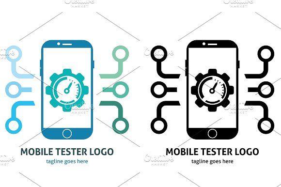 Tester Logo - Mobile Tester Logo ~ Logo Templates ~ Creative Market