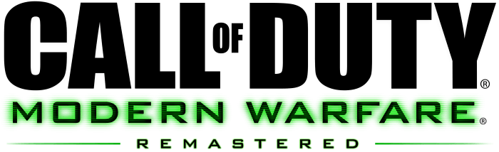 Remastered Logo - Call of Duty: Modern Warfare Remastered logo