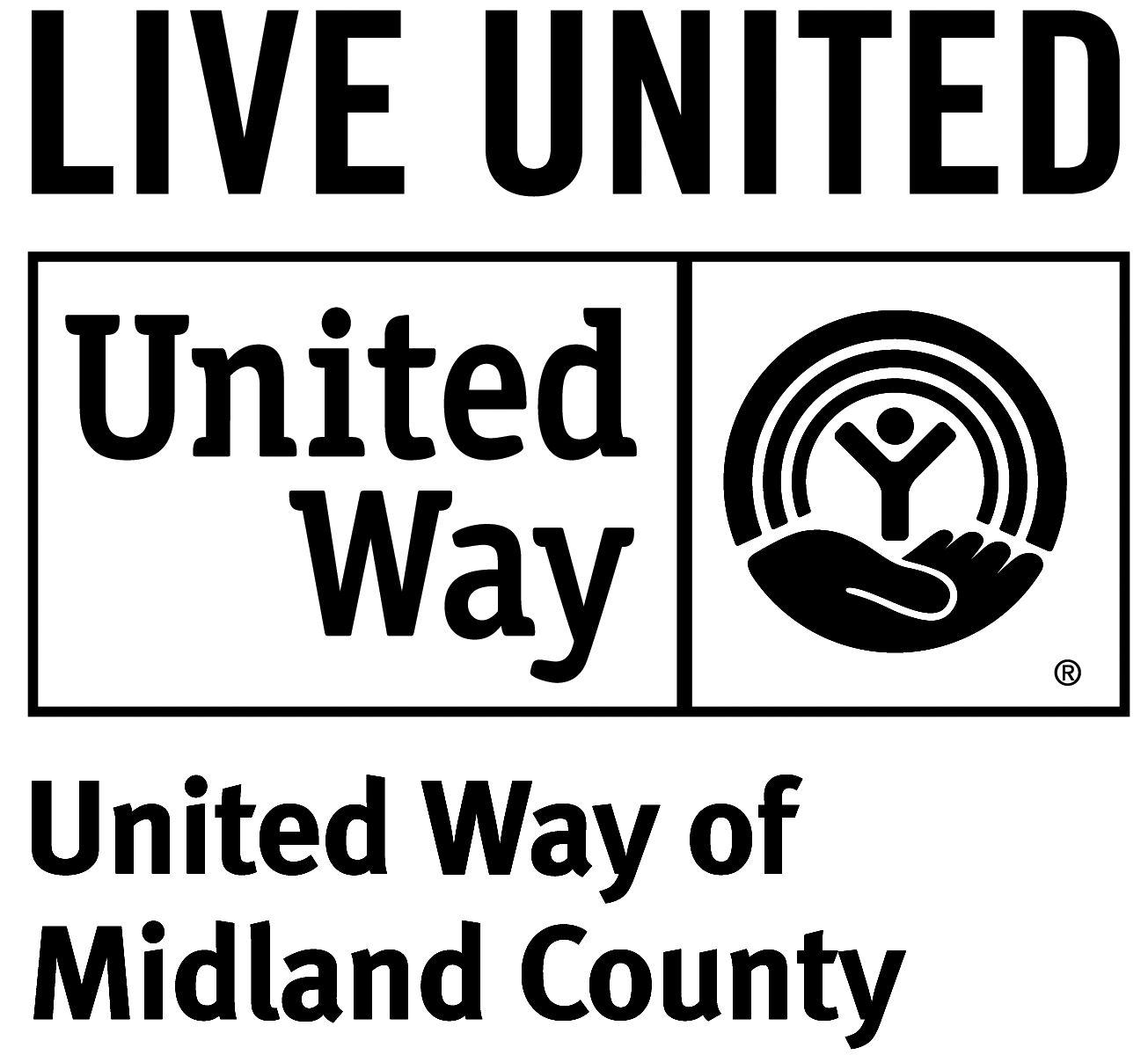 UWMC Logo - UWMC-Logo-BW-HR_2014 - United Way of Midland County