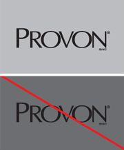 Provon Logo - PROVON Logo Standards — GOJO Brand Standards