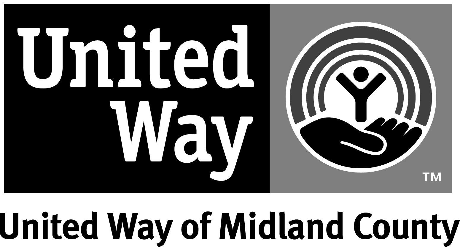 UWMC Logo - UWMC Logo BW jpg HR - United Way of Midland County