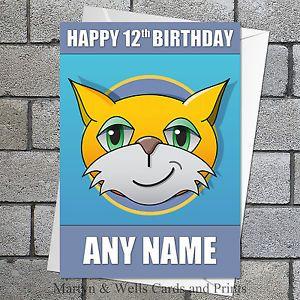Stampy Logo - Stampy Cat birthday card: Personalised, plus envelope