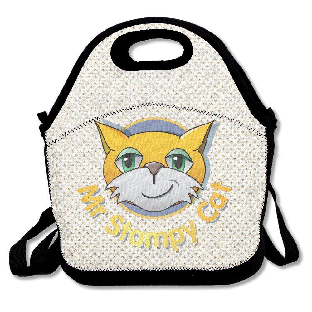 Stampy Logo - Amurder Stampy Cat Face Logo Insulated Personalized Tote Lunch Food