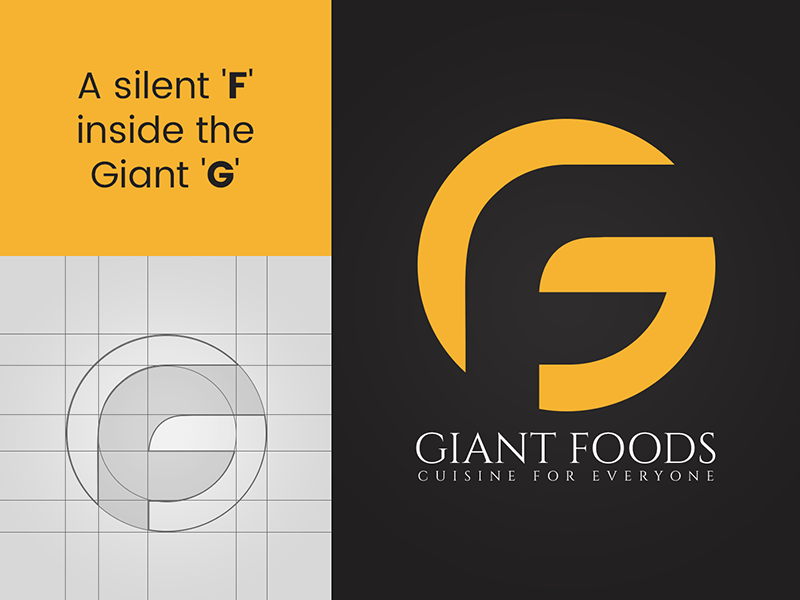 GF Logo - GIANT FOODS LOGO by Sharaful Nizar | Dribbble | Dribbble