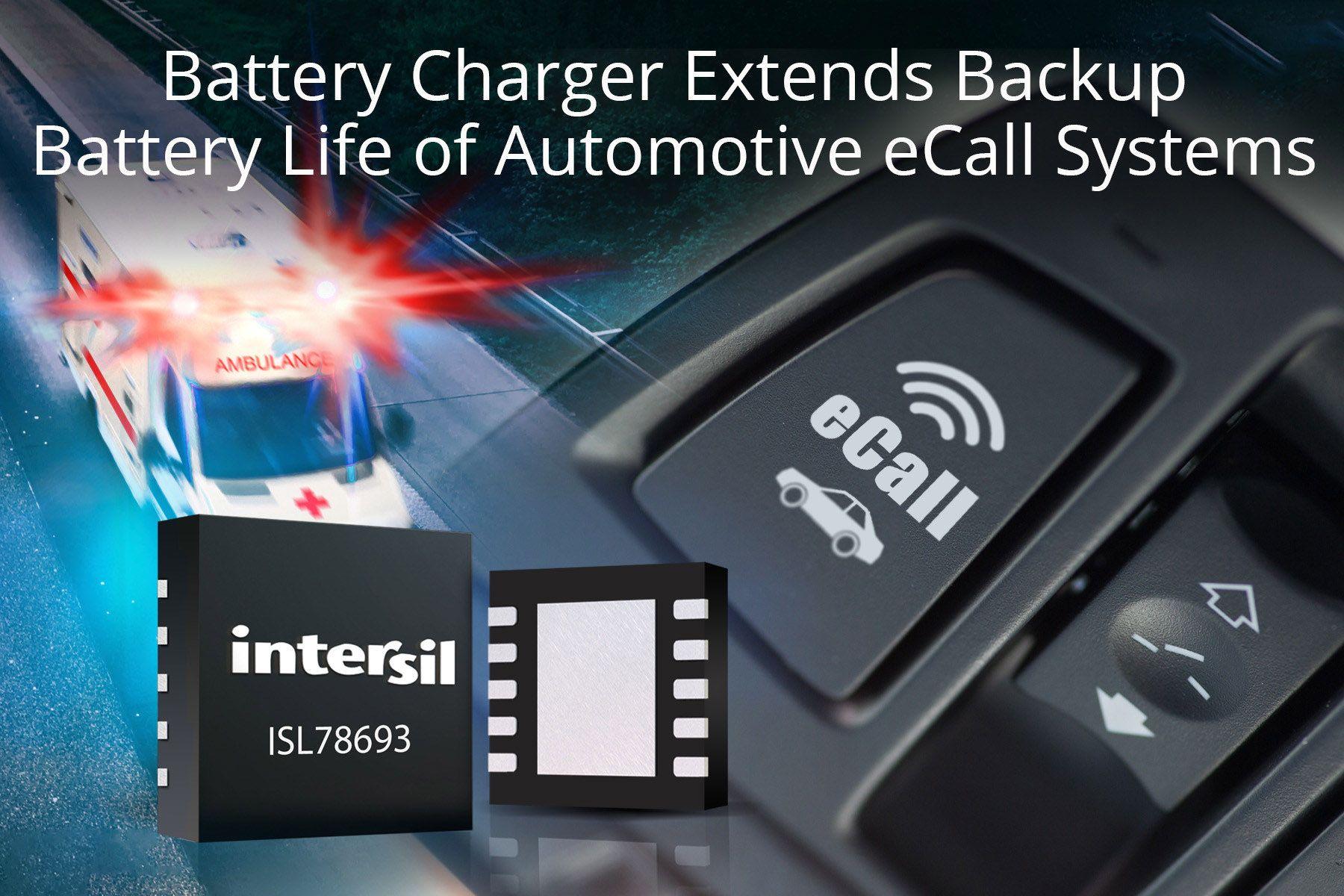 Intersil Logo - Intersil Battery Charger Extends Backup Battery Life of Automotive ...