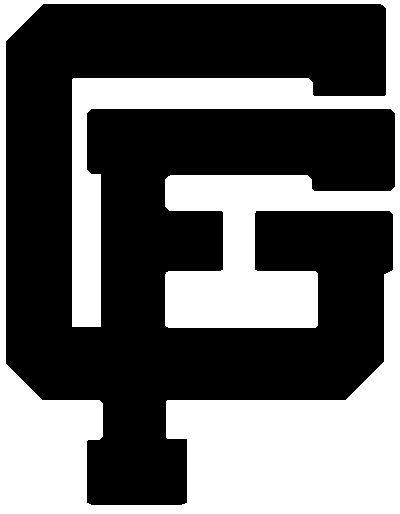 GF Logo - GFC Media Files & Logos / Large GF BW Logo